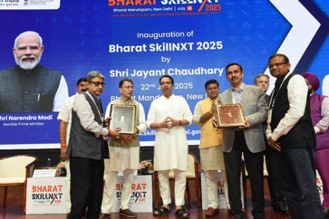 Memorandum of Understanding (MoU) Exchange Between Regional Directorate of Skill Development and Entrepreneurship (RDSDE) Telangana with Apollo MedSkills on 22 July 2025