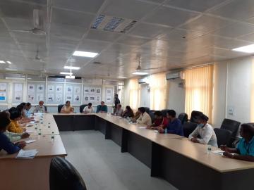 Quarterly progress report held on 01.09.2022 under the chairmanship of Deputy Director General